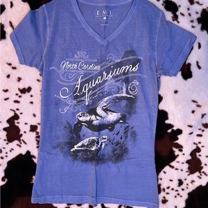 EML sports wear North Carolina aquarium tshirt size m
